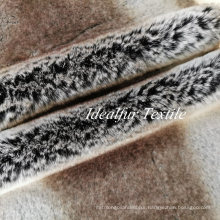 Softy Smooth High Quality Printed Rabbit Faux Fur